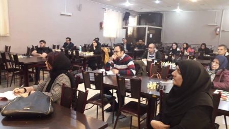 شرکت در کلاس داوری درجه سه   خانم علینژاد از شمیران